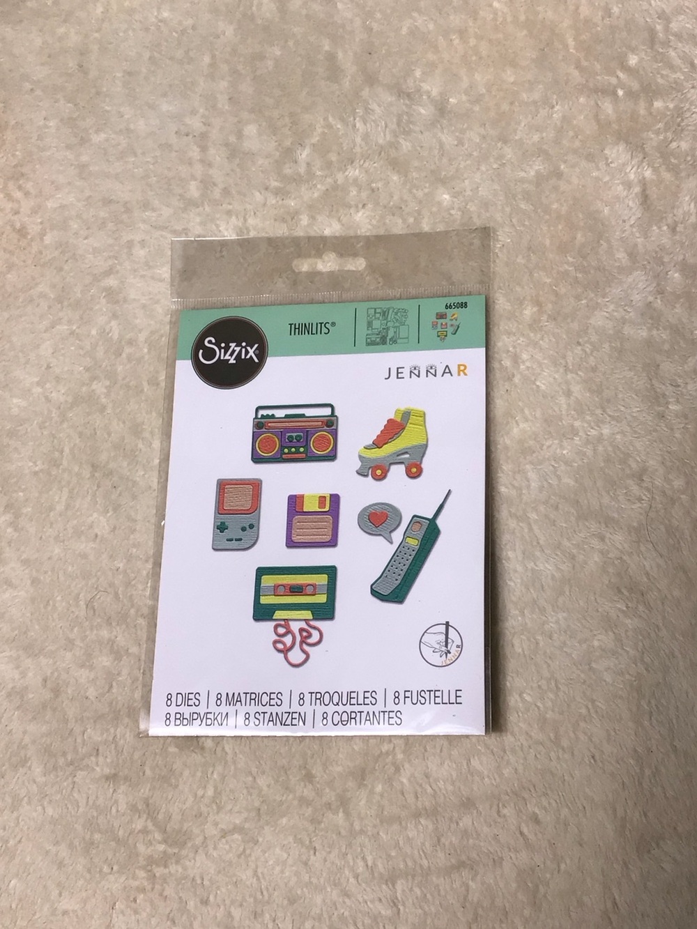 Sizzix Thinlits Retro Icons Die Set